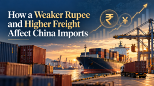 Weaker rupee and higher freight impact on China import costs to mumbai, India