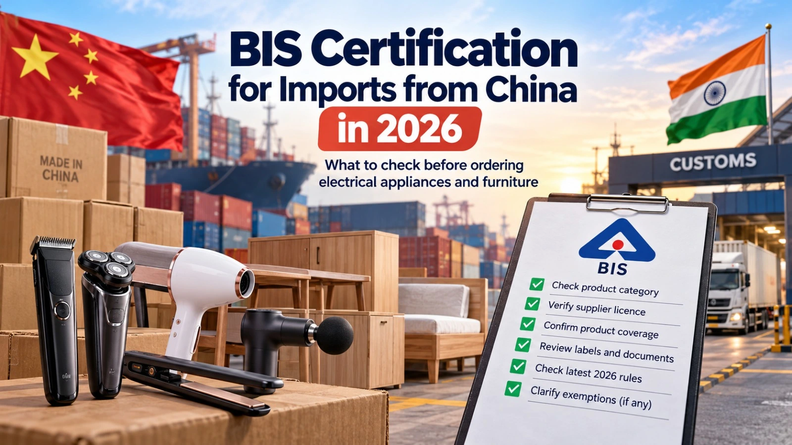 BIS Certification for Imports from China